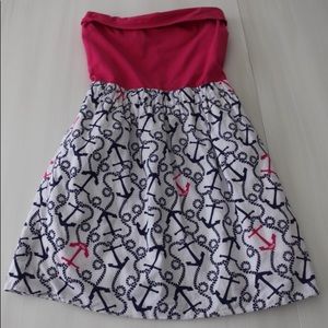 Lilly Pulitzer strapless anchor dress